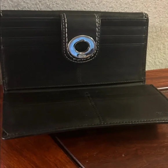 Coach Black Leather Wallet - Picture 5 of 6